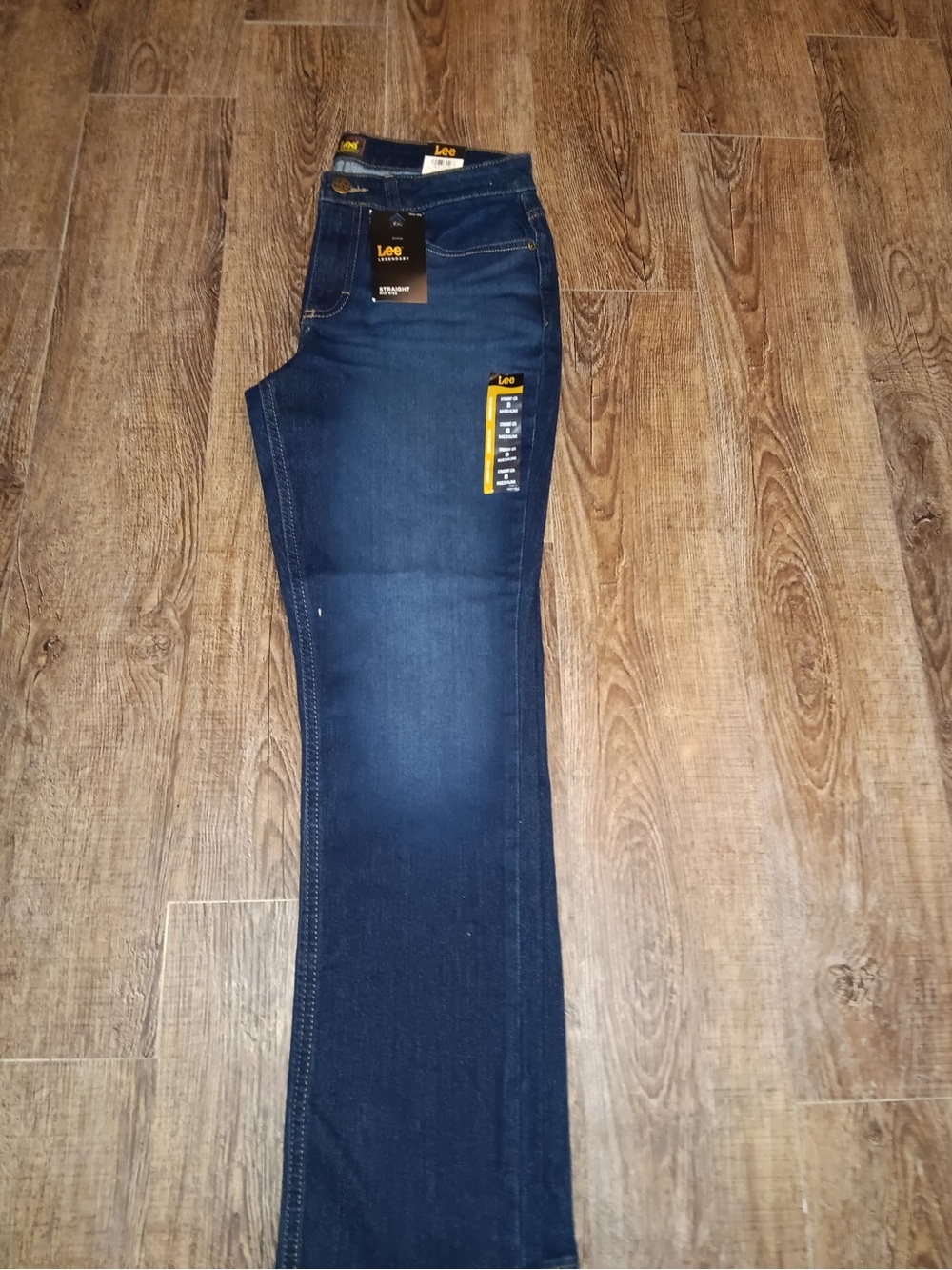 Lee Dark Wash Straight Leg Jeans